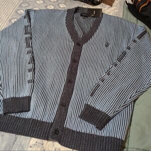 Huf Worldwide Men's Cardigan Sweater